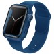 Чехол Uniq Legion + 9H Curved glass для Apple Watch 7 45 мм, цвет Синий (45MM-LEGNBLU)