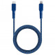Кабель EnergEA FibraTough USB-C - Lightning MFI 1.5 м, цвет Синий (CBL-FTCL-BLU150)