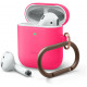 Чехол с карабином Elago Skinny Hang Case для AirPods/AirPods 2 Wireless, цвет Неоновый розовый (EAPSK-HANG-NPK)