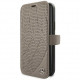 Чехол-книжка Mercedes Bow Quilted/perforated Booktype Leather для iPhone 11, цвет Коричневый (MEFLBKN61DIQBR)