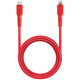 Кабель EnergEA FibraTough USB-C - Lightning MFI 1.5 м, цвет Красный (CBL-FTCL-RED150)