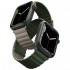 Ремешок Uniq Revix reversible Magnetic для Apple Watch 49/45/44/42 мм, цвет Зеленый/Коричневый (Green/Taupe) (45MM-REVGRNTPE)