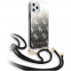Чехол Guess 4G Cord collection Hard PC/TPU с ремешком для iPhone 11 Pro, цвет Черный градиент (GUHCN58WO4GBK)