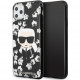 Чехол Karl Lagerfeld TPU Collection Flower Hard для iPhone 11 Pro Max, цвет Черный (KLHCN65FLFBBK)