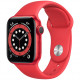 Умные часы Apple Watch Series 6 GPS, 40 мм, корпус из алюминия цвет Красный (PRODUCT)RED, спортивный ремешок цвет Красный (M00A3RU/A)