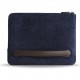 Чехол Bustha Zip Folio Suede/Leather для MacBook Air/Pro 13" (18/22), цвет Темно-синий (Navy) (BST755155)