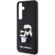 Чехол Karl Lagerfeld 3D Rubber NFT Karl & Choupette Hard для Galaxy S24 Plus, цвет Черный (KLHCS24M3DRKCNK)