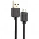 Кабель Remax Light cable Micro USB - USB 1 м, цвет Черный
