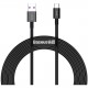 Кабель Baseus Superior Series Fast Charging Data Cable USB to USB Type-C 66W 2 м, цвет Черный (CATYS-A01)