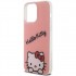 Чехол Hello Kitty Crossbody PC/TPU Dreaming Kitty + PU Strass strap Hard для iPhone 15 Pro Max, цвет Розовый (HKHCP15XHKDSCP)