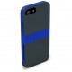 Чехол Tylt Band для iPhone 5/5s/SE, цвет Серый/Синий (ip5dpbndbl-t)