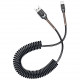 Кабель Baseus Double Spring Data Cable USB Lightning 2 A 1.2 м, цвет "Розовое золото" (CALSH-0R)