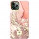Чехол Richmond & Finch RF by RF для iPhone 11 Pro, цвет "Розово-золотой мрамор" (Pink Marble Gold) (RF58-018)