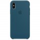 Силиконовый чехол Apple для iPhone X, цвет "Космический синий" (MR6G2ZM/A)