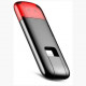 Флеш-накопитель Baseus Red Obsidian Z1 (Lightning/Micro 2 in 1 U disk 32 ГБ/64 ГБ), цвет Черный/Красный (ACZ1-A19)