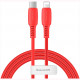 Кабель Baseus Colourful Cable USB Type-C - Lightning Cable 1.2 м, цвет Красный (CATLDC-09)