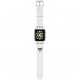 Ремешок Karl Lagerfeld Silicone Choupette head для Apple Watch 45/44/42 мм, цвет Белый (KLAWLSLCW)