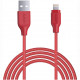 Кабель Aukey USB to Lightning MFi 2.4 A 2 м, цвет Красный (СB-AL2 RED)