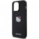 Чехол Hello Kitty PU Leather Kitty Head Hard (MagSafe) для iPhone 14 Pro Max, цвет Черный (HKHMP14XPGHCKK)