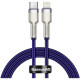 Кабель Baseus Cafule Series Metal Data Cable Type-C to Lightning PD 20W 1 м, цвет Фиолетовый (CATLJK-A05)
