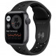Умные часы Apple Watch Nike Series 6 GPS, 40 мм, корпус из алюминия цвет "Серый космос", спортивный ремешок Nike цвет "Антрацитовый"/Черный (M00X3RU/A)