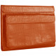 Чехол-конверт с карманом Alexander Croco Edition для MacBook Pro 16" из натуральной кожи, цвет Оранжевый