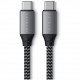 Кабель Satechi USB Type-C - USB Type-C Cable 25 см, цвет "Серый космос" (ST-TCC10M)