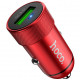 Автомобильное зарядное устройство Hoco Z32 Speed Up Mini&Metal in-car Charger 18W 3 A QC3.0, цвет Красный