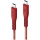 Кабель EnergEA FLOW USB-C to USB-C PD240W 5A Nanoweave Magnetic tie 1.5 м, цвет Красный (CBL-FLCC-RED150M)