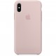Силиконовый чехол Apple для iPhone X, цвет "Розовый песок" (MQT62ZM/A)