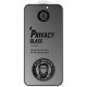 Приватное защитное стекло Blueo Anti-peep Matte (матовое) для iPhone 15 Plus с черной рамкой (NPG1-15-6.7)