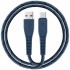 Кабель EnergEA NyloFlex USB-A to USB-C 5A 1.5 м, цвет Синий (CBL-NFAC5U-BLU150)