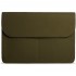 Чехол Bustha JUMP Flap Sleeve Leather для MacBook Air/Pro 13&quot;/14&quot; (18/22), цвет Оливковый (Olive) (BST755370)