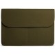 Чехол Bustha JUMP Flap Sleeve Leather для MacBook Air/Pro 13"/14" (18/22), цвет Оливковый (Olive) (BST755370)