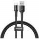 Кабель Baseus Halo Data Cable USB - Micro USB 3 A 0.5 м, цвет Черный (CAMGH-A01)